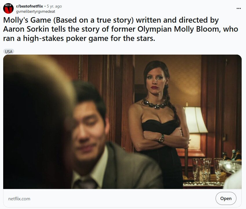 molly game reddit post