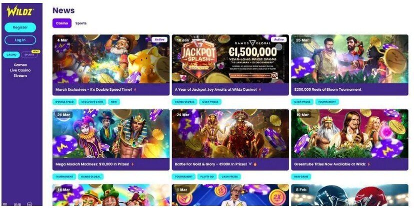 Wildz Casino Promotions