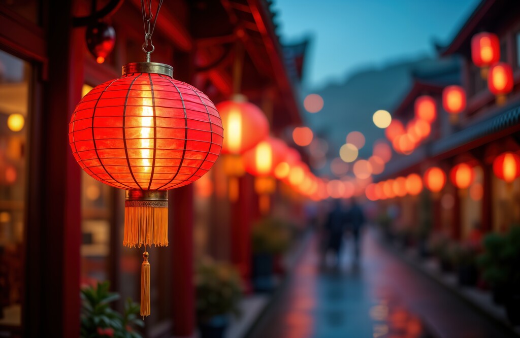 Asian Casino Superstitions - Red lanterns