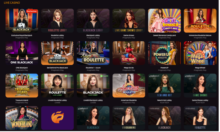 Punterz Casino Lobby
