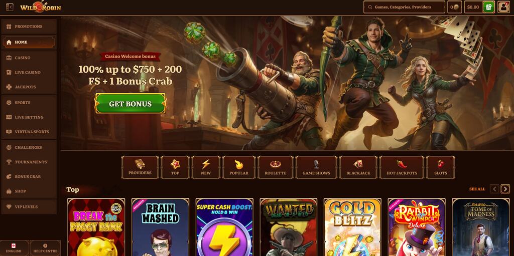 Wild Robin - Homepage