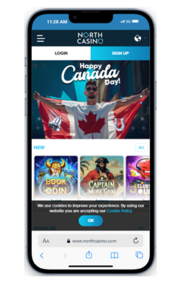 North Casino Mobile View