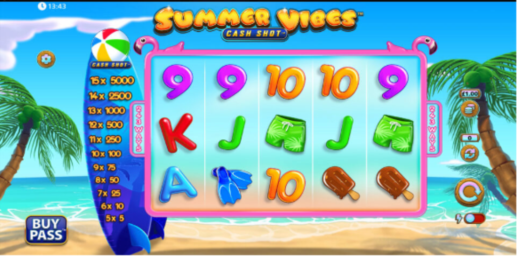 summer vibes cash slot