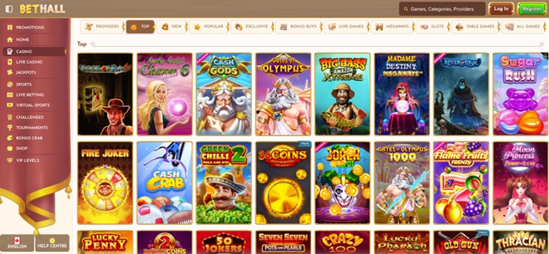 Bethall Casino Games - a new casino in Canada