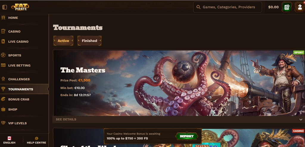 fat pirate - tournaments