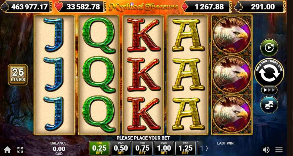 Mythical Treasure - Amusnet