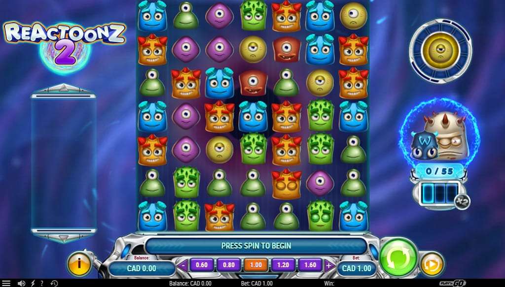 Reactoonz 2 (Play'n GO)