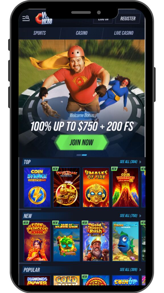 Vegas-Hero-Casino-Mobile-View