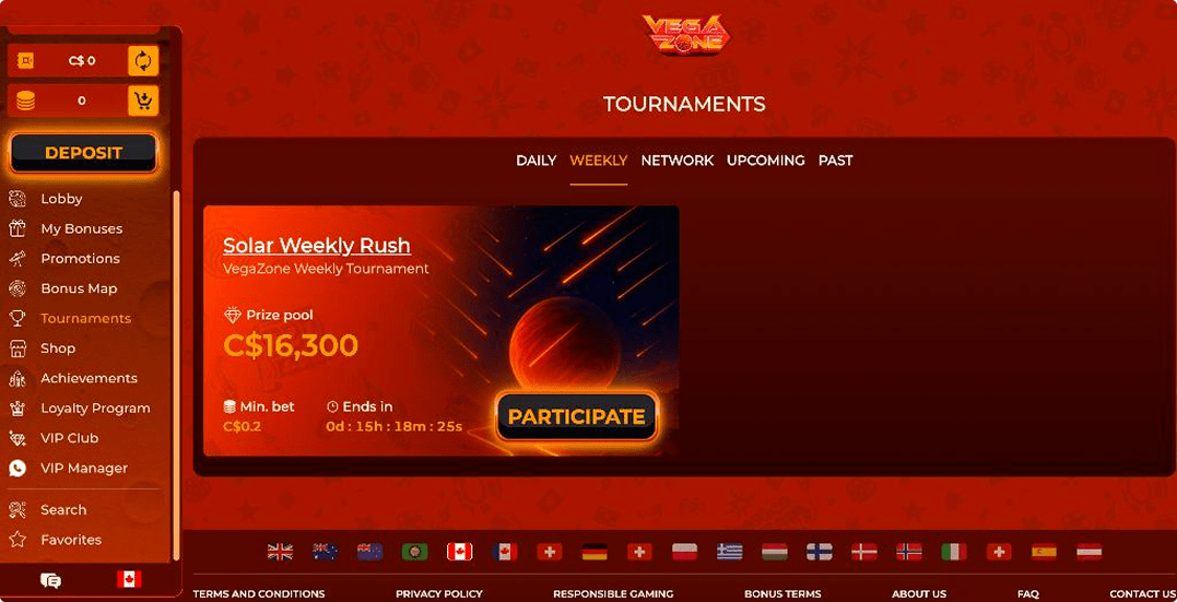 vegaszone-tournaments