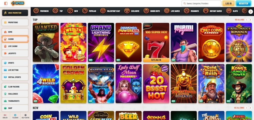 Wys-casino-gaming-lobby