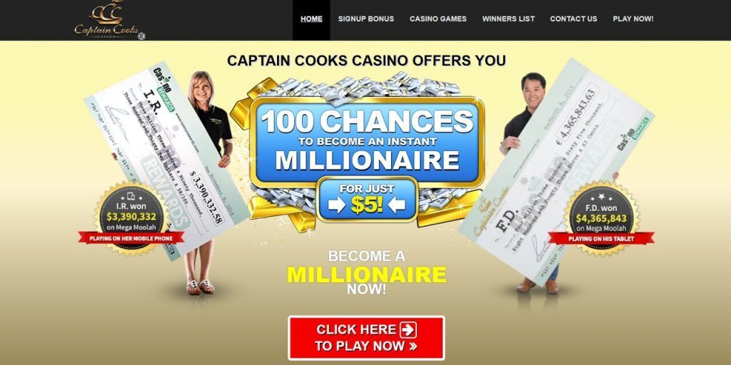 captain cooks casino image of lobby online