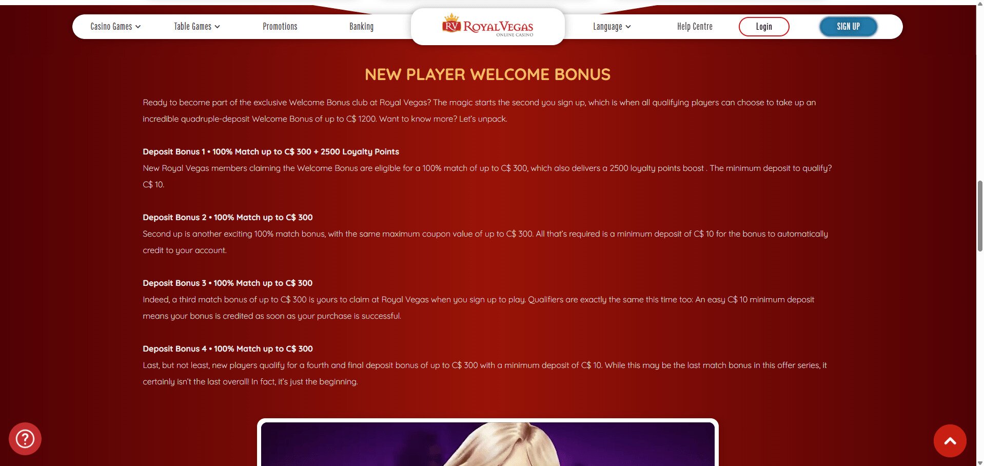 Royal Vegas Promotions-screenshot