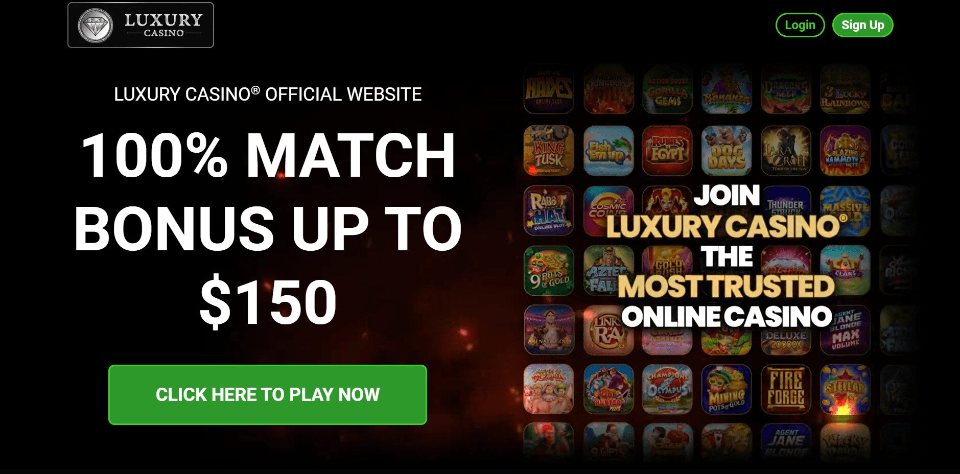 luxury-casino-canada-homepage-screenshot