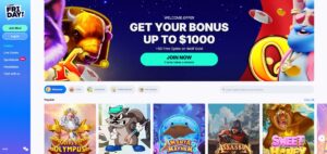 Casino Friday Home Page screenshot