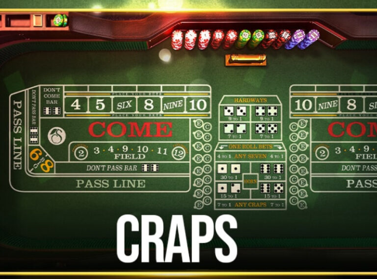 screenshot of Craps by Betsoft craps game