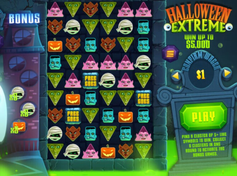 screenshot of Halloween Extreme by IWG Instant Win Gaming game