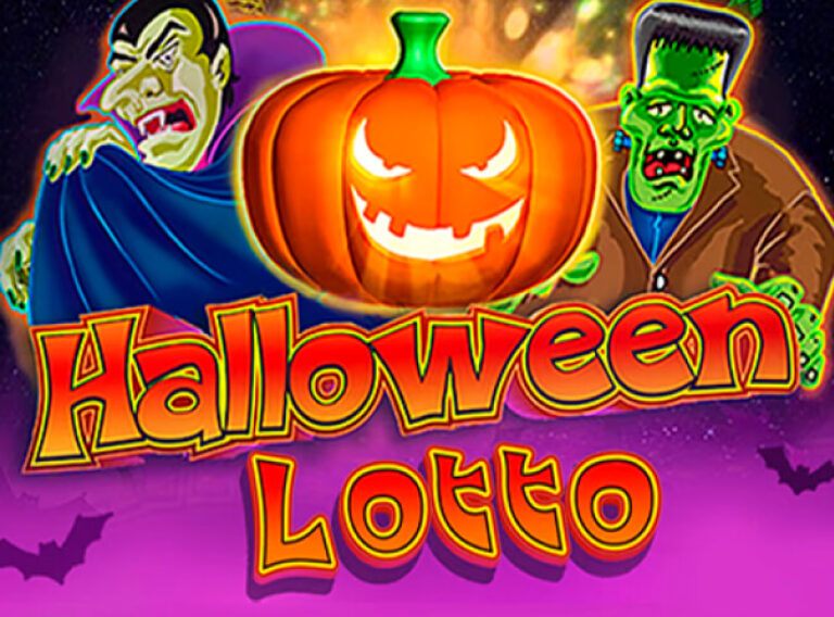 screenshot of Halloween Lotto by Caleta Gaming lottery game