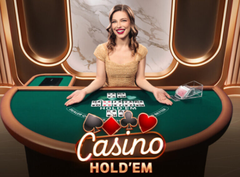 screenshot of Pragmatic Play Casino Holdem online poker game